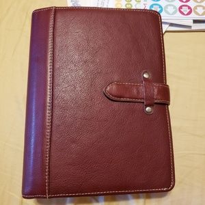 Franklin Covey Vintage Aurora Planner Binder